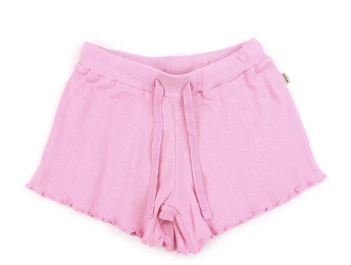 Wheat pink rib shorts Gertrud
